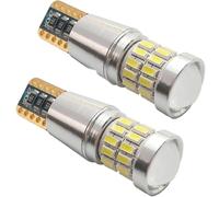 Projector 28 SMD T10 501 LED Bulbs W5W Bulb Car Light Side Number Plate 194 168 2825 Wedge Interior Dome Map Door Cool White 6500K Ultra Bright & Durable for Enhanced Visibility & Stylish Look.