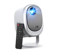 Projector 360° Rotatable / Auto Keystone Correction / E-Focus: WiFi Bluetooth Projector Full HD 1080P Supported, 500ANSI Portable Mini Projector for Home Cinema / Outdoor Mobile Phone Dustproof LED