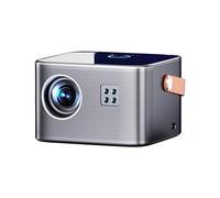 Projector 5G Home Living Room Bedroom TV Wall Cast Home Theater Small Projector Applicable Cast Screen (D As shown) small gift