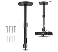 Projector Ceiling Mount, 10.8" - 15" Extendable Length Ceiling Projector Stand with 1/4" Screw, Compatible with TMY, HAPPRUN, Aurzen & Most Device, 360° Rotation & 120° tilt for Ceiling Wall Use
