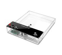 Projector Compatible Ripple Tank Wave Interference Diffraction Demonstrator, Dc Motor Flexible Shaft Dual Vibration Source Water Wave Optics Physics Lab Instrument