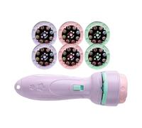 Projector Flashlights - ABS 11.5x3.8cm | Educational Night Light | Projector Flashlight | Educational Learning Toys Bedtime Night Light For Boys Girls Children, 3+ Years, Son, Daughter