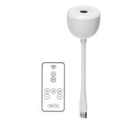 Projector for Bedroom Decoration - USB Powered Moon Projection Lamp, Bedside Ambiance Night | Remote Controlled Adjustable Brightness Lunar Effect Lamp, 3 Modes Lighting Projector, Relaxin