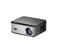 Projector Home Intelligent Voice Projector 1080P Mobile Screen Projector Bedroom Living Room Home Theater Office (D As shown) small gift