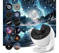 Projector Light with 12 Film Discs, Planetarium Star Projector, Starry Night Light, Nebula/Moon/Celestial Projector for Adults Bedroom Decoration