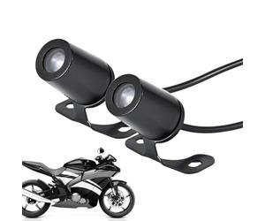 Projector Lights Angel Wings Motorcycle - Ambient Lamps Angel Wings Shadow Light | Waterproof Motorcycle Side Mount, LED Projector Lights, Motorcycle Indicators with Angel Wing Effect for Night Riding