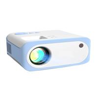 Projector Mini Portable Smart Home Native Support 4K Projectors for Mobile Phone with LCD (D As shown) small gift