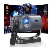 Projector Native 1080P Home Smart Video Projector 4K Support 26000L Keystone Correction Stream Apps WiFi 6 Bluetooth 5.2 Compatible with TV Stick,HDMI,USB,Laptop,iPhone,Android Smartphone