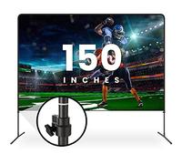 Projector Screen 150 Inch with Adjustable Stand Portable Projector Screen Outdoor Indoor Portable Home Theater Screen 150 Inch