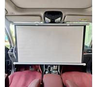 Projector Screen 30" 40" Portable Projector Screen For Car, Manual Pull Down Roll Up Mini Movie Screen, 16:9, 4K HD Projection Screen For Fitting Car, Travel, Camping