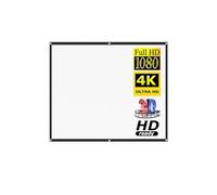 Projector Screen, 4:3 Projector Screen 84 120 150 Inch Hd Foldable Portable Anti-Crease Projection Movies For Home,Party, Office, Classroom,A-150 inch