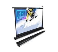 Projector Screen, 40 Inch Pull Up Projector Screen Tabletop Screen Hd 16:9 Projector Foldable Stand Design For Camping Backyard Travel Outdoor,