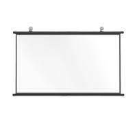 Projector Screen Diagonal, MetalFrameProjectorScreenPJTV60Inch16:9/4:3AGPullDownWallCeilManualWhiteFiberClearImageOff(60-inch 16:9)