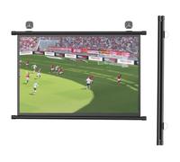 Projector Screen Diagonal, Pull Down Foldable Portable Wall Ceiling Projector Screen 30-72 Inches 4:3 16:9(16:09,40)