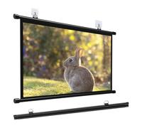 Projector Screen Diagonal, Pull Down Projector Screen 4:3 16:9 Crease Foldable WallMount Outdoor 30-72 Inch(4:03,72)