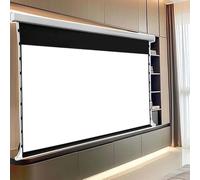 Projector Screen, Electric 16:9 Ratio 100 Inch, Cordless Control, Ideal for Classrooms and Offices, Supports Hidden Installation