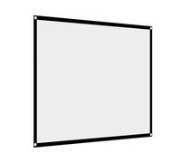 Projector Screen Foldable Non Crease Theatre Cinema Projector Screen, 4:3 16:9 Aspect Ratio, Double Sided Projection Scree Curtain, Suitable for HDTV/Sports/Movies/Presentations(16:9,100 Inc