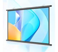 Projector Screen Manual Pull Down Projection Screen 30" 40" 50" 60" 72" Wall Mounted Movie Screen For Camping Party, Home Theater(4:3,40inch)