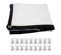 Projector Screen, Outdoor Projector Screen with 18 Hooks and Folding Design HD Portable Projector Screen Outdoor for More Convenient Viewing Experience and Clearer Picture