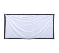 Projector Screen Package 4k, Foldable Polyester 16: 9 White