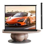 projector screen， Portable Floor Standing Manual Pull Up Projector Screen Multiple Sizes 16:9 4:3(0.672916667)