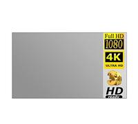 Projector Screen, Projector Screen 100 120 133 Inch 16:9 Foldable Anti-Crease Grey Reflective Cloth Portable Projection For Home(100 inch)