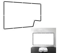Projector Screen, Projector Screen 60-200 Inch 4:3/16:9 White(0.16875,100 inch screen)