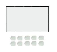 Projector Screen Wall Mount - Portable Screen, Easy Setup | 150 Inch Folding Display, Wide Vision Projection for Outdoor Theater, Home Cinema, Education