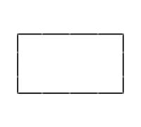 Projector Screen White Folding 16: 9 Polyester 100 Inch
