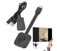 Projector, Smartphone Projector, Wireless Streaming Projector with 4K Display - Project Clear Images for Entertainment for Demos, Music, Graphics, Videos