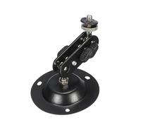 Projector Stand 2 Pcs Wall Mount Projector Bracket Installation Monitor Holder Security Rotary CCTV Surveillance Projector Stand Projector Mount for Wall(Black)