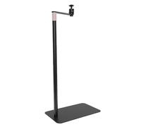 Projector Stand, 360° Swivel / 90° Flip Projector Stand, Adjustable Height Projector Stand 60-120 cm, Floor Projector with Non-slip Rectangular Base, Projector With 1/4" Stud