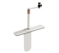 Projector Stand, Adjustable Height 9 to 16 Inch With 360° Swivel - Bedside Sofa and Desktop Tripod Stand for Projectable Ceiling (White)