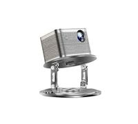 Projector Stand, Desktop Projector Bracket 360 Degree Rotating Projector Stand Metal Bracket Universal Office Home Bedside Base Placement Table(Black)