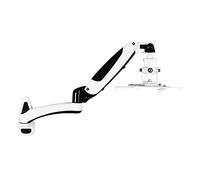 Projector Stand DL-PR03W Universal Projector Wall Mounted Gas Spring Full Motion 2-7kg Projector Holder with Hook Tray and 1/4inch Screw Projector Mount for Wall(B)