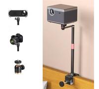 Projector Stand for Bed Frame & Desk - Metal C-Clamp Bracket, Adjustable for Nebula, XGIMI, VANKYO, BenQ, PVO, TMY, AuKing Projectors