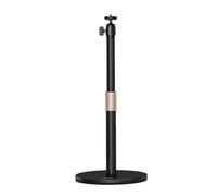 Projector Stand Mounts Projector Stand Brackets with 360° Rotation for Height Adjustable Head for Screw Holes 1/4" Projector Camera Support