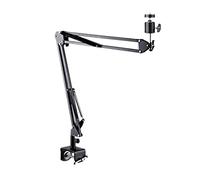 Projector Stand Projection Double Section Cantilever Foldable Universal Desktop Sofa Ceiling Projection General 6mm Punching Free Bracket Projector Mount for Wall(A)