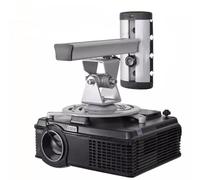 Projector Stand Projector Bracket Adjustable Hanging Bracket Universal Rotation Wall Hanging Front and Rear Lifting Telescopic Ceiling Office and Household Use Projector Mount for Wall(Gris)