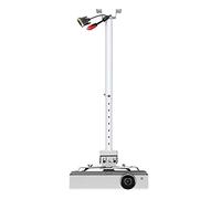 Projector Stand Projector Ceiling Mount or Wall Mount Bracket Holder Adjustable Ceiling Projector Theater Mount Length 23 to 59 Inch 66lb Load Projector Mount for Wall