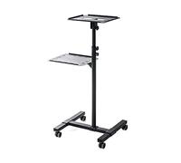 Projector Stand Projector Floor Bracket with Tray Mounted Universal Wheel Household Bedside Mobile Rotary Lifting Office Conference Room Projector Mount for Wall