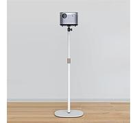 Projector Stand Projector Mount Bracket Floor Projector Stand Metal Holder Multi-Angle Adjustable 360° Rotating Projector Bracket Projector Wall Mount (Color : White) (White)