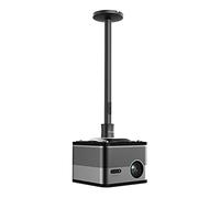 Projector Stand Projector Mount Wall or Ceiling Bracket with Adjustable Height Extendable Arms Projection Mount for Different Size Projector Black Projector Mount for Wall