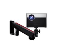 Projector Stand Projector Shelf Micro Universal Projector Wall Mount Rack Living Room Bedroom Conference Room Rotating Heavy-Duty Projector Shelf Adjustable Projector Mount for Wall