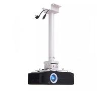 Projector Stand Projector Suspension Bracket Projector Bracket Universal Suspension Bracket Ceiling Suspension Bracket Fixed Telescopic Suspension Rod Projector Mount for Wall(White,35CM-50CM)