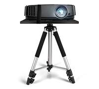 Projector Stand Projector Tripod Stand Aluminum Adjustable Laptop Stand Multi-Function Stand Adjustable Height 19.6 to 57 Inch with Tray Projector Mount for Wall