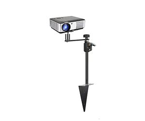 Projector Stand Triangle Projector Stand Suit for Bed Sofa Table Easy Use and Store for Ring Light Video Shooting with Gooseneck Projector Mount for Wall