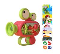 Projector Torch for Bedroom - Compact Light Toy 10.5x4x14cm, ABS Creative Flashlight, LED Projector Design with Color Picture Cards | Funny Torch Toy for Bedroom