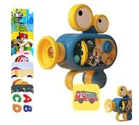 Projector Torch for Bedroom - Compact Light Toy 10.5x4x14cm, ABS Creative Flashlight, LED Projector Design with Color Picture Cards | Funny Torch Toy for Bedroom