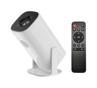 Projector with 4K Decoding 1080P WiFi6 BT5.4 Android 11 System with 100in Display Same Screen Technique 180° Rotatable Movie Projector Built-in Speaker Horizontal Keystone Correction Support TV Box